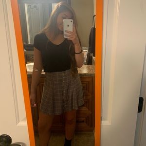 plaid american eagle skirt